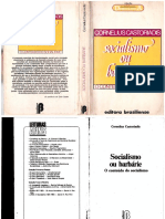 Socialismo Ou Barbarie O Conteúdo Do Socialismo Cornelius Castoriadis