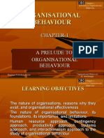 Chapter 1 Summary: A Prelude to Organisational Behaviour