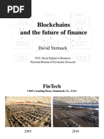 Blockchain and The Future of Finance