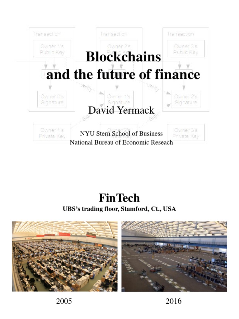 Blockchain finance future