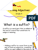 No. 2 - Forming Adjectives