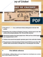 (PPT) Blog 6 History of Cricket