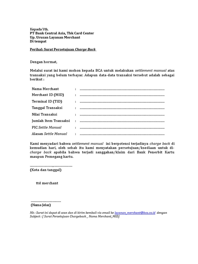 Form Permohonan Settle Manual Pdf