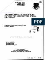 The Components of An Optical Rs Flip-Flop For An Integrated Optical Processor