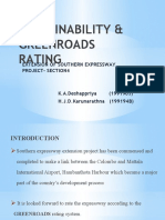 Sustainability & Greenroads Rating