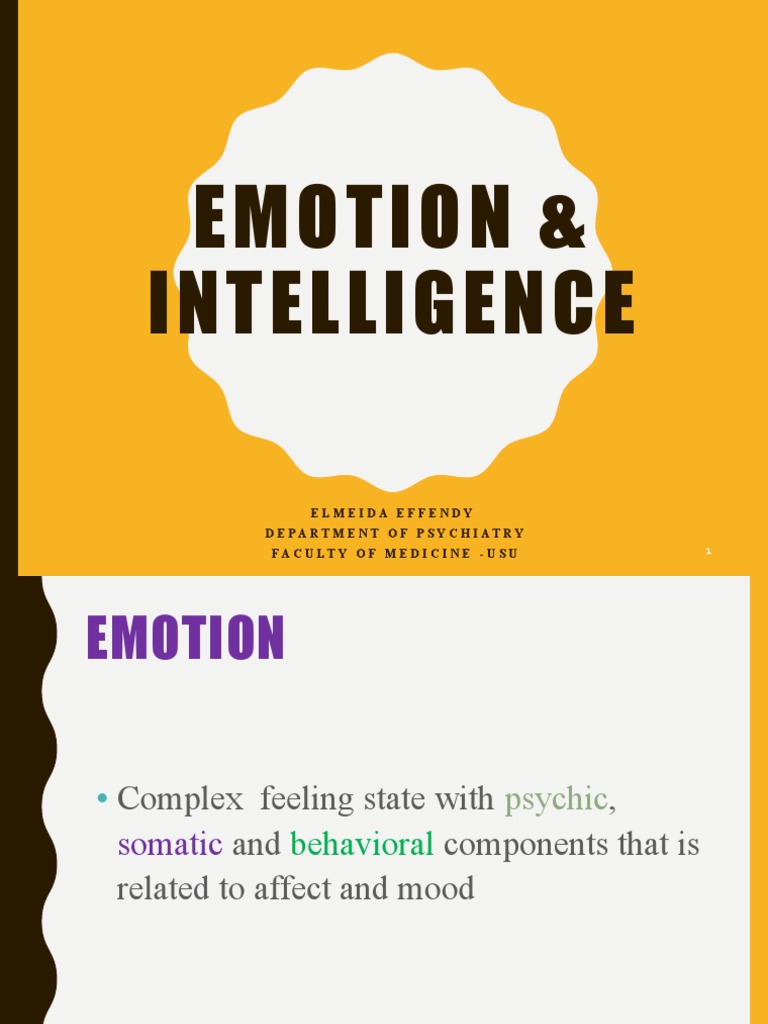Understanding Emotion and Intelligence | PDF | Anxiety | Affect ...