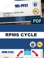 RPMS-PPST: Blesilda A. Nec Io, Edd
