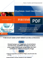 UEU Penilaian Asset Bisnis Pertemuan 1