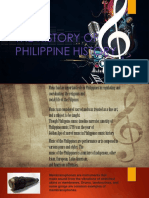 THE HISTORY OF PHILIPPINE MUSIC