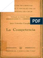 La Competencia. Portada. Primera Edición. 1959 - Colombo