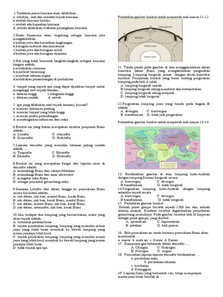 Mitigasi dan Penanganan Bencana Alam | PDF | Ilmu Sosial | Sains ...
