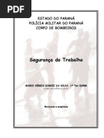 APOSTILA SEGURANÇA TRABALHO BOMBEIRO MILITAR