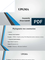 Upgma: Presented by Shreya Gopinath