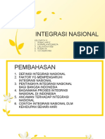 Integrasi Nasional. Kelompok 8