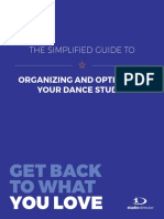 The Simplified Guide To Organizing and Optimizing Your Dance Studio