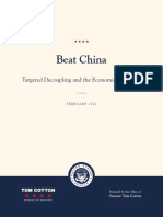 Beat China: Targeted Decoupling and The Economic Long War