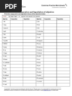 Comparatives Superlatives Worksheet With Answers-1