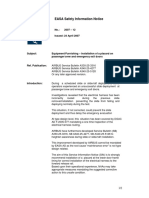 EASA Safety Notice Warns of Exit Door Harness Routing