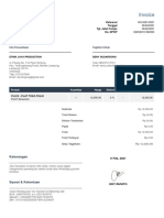 Contoh Tagihan Invoice