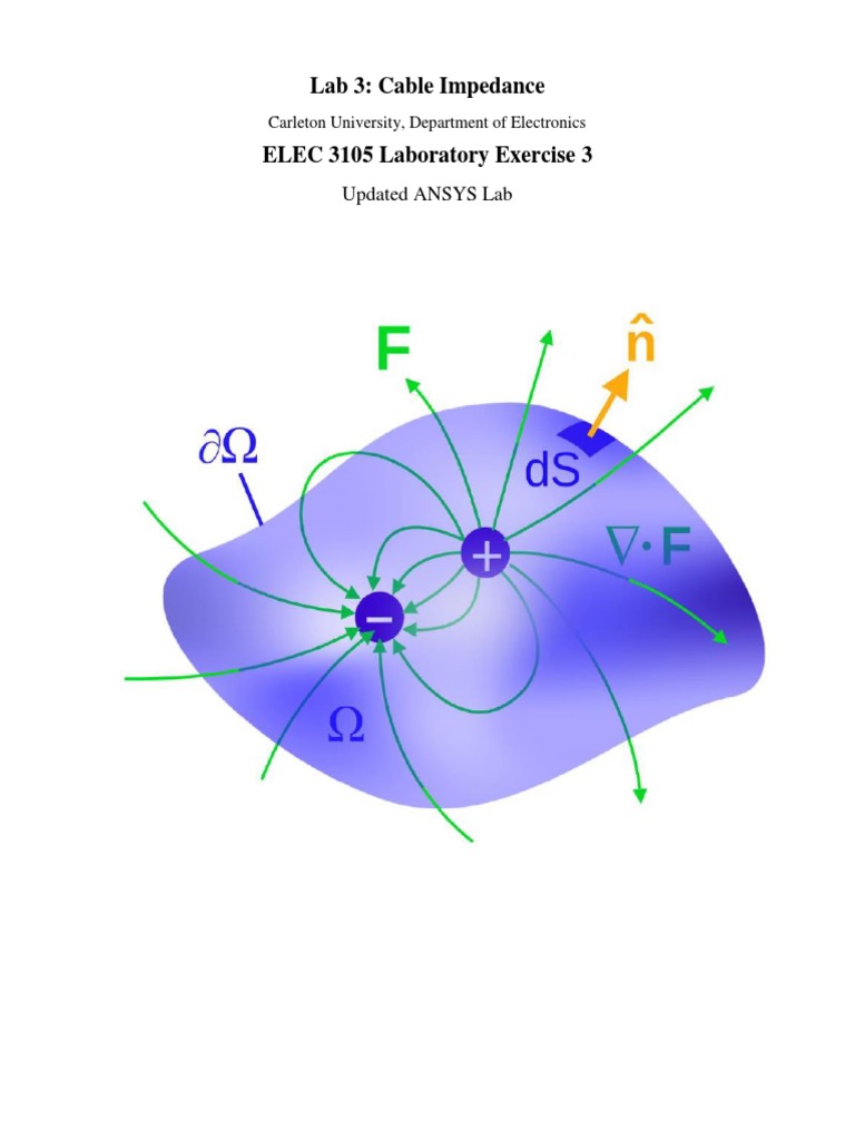ELEC 3105 Lab 3: Cable Impedance | PDF | Coaxial Cable | Electrical ...