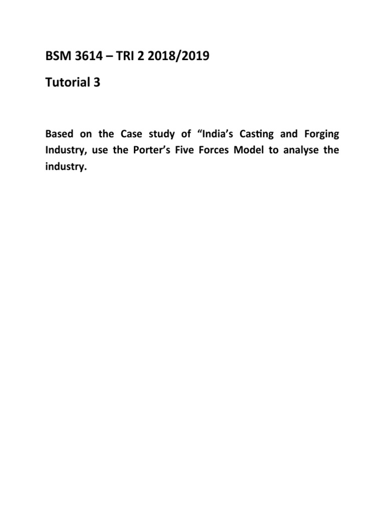 BSM 3614 - TRI 2 2018/2019 Tutorial 3 | PDF | Technology & Engineering