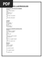 Unix Lab Programs: Exercise No:2. ODD OR EVEN NUMBERS