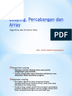 P2 - Review Looping, Percabangan Dan Array