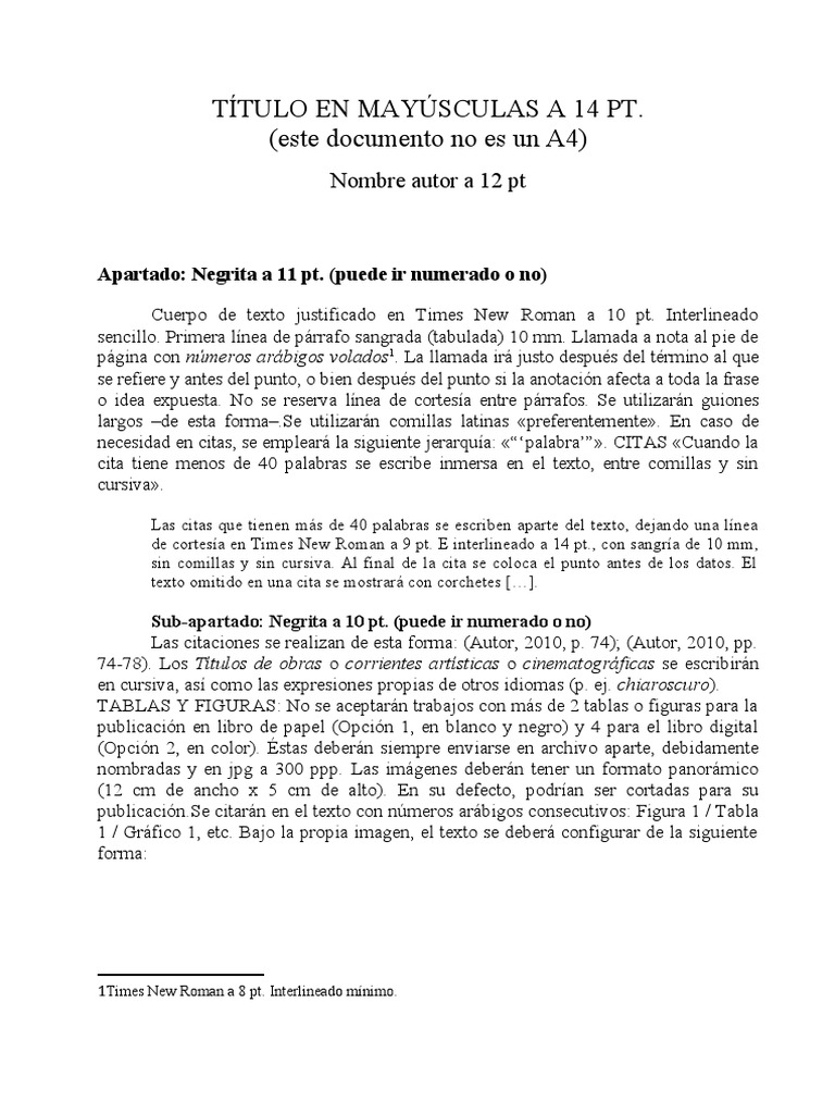 Normas para Capítulos de Libro | PDF | Publicación | Comillas