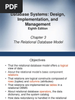 Chapter 3-Database Systems Eighth Edition Presentation