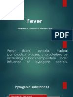 Fever: Department of Pathological Physiology - 2018