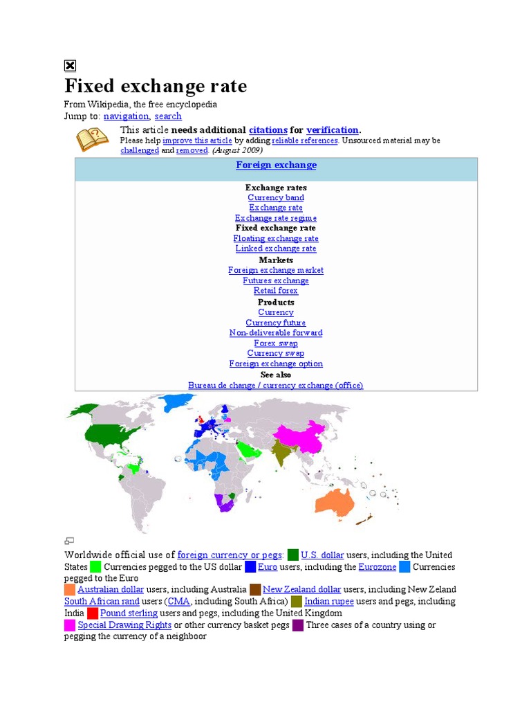 Fixed Exchange Rate | PDF | Monetary Economics | Exchange Rate