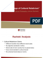 Cultural Relativism Challenge