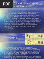 Physical Education and Sport in the Ancient World