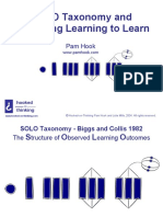 Solo Taxonomy and Assessing Learning To Learn