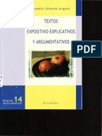 ALVAREZ ANGULO Teodoro - Textos Expositivo Explicativos y Argumentativos