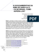 Impactos socioambientais da pandemia de SARS-CoV-2 (COVID-19) no Brasil como superá-los