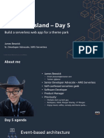 Innovator Island - Day 5: Build A Serverless Web App For A Theme Park