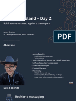 Innovator Island - Day 2: Build A Serverless Web App For A Theme Park