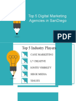 Top 5 Digital Marketing Agencies in Sandiego