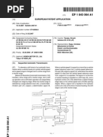 European Patent Application: Sequential Automatic Transmission