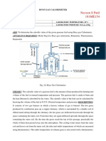 Naveen S Patil 181ME154: Boys Gas Calorimeter