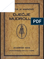 DR. Mandić -DJEČJE MUDROLIJE-1923. god.