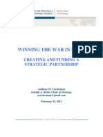 Winning The War in Iraq:: Creating and Funding A Strategic Partnership