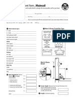 Mainsail Measurement Form