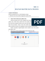 Bab 11 - Pembuatan Master Data Produk