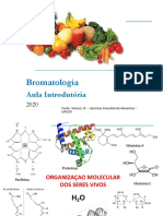 Bromatologia - Nutricao - Aula Introdutoria - 2020