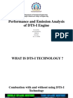 Performance and Emission Analysis of DTS-I Engine