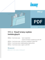 Zeszyt Techniczny W62.pl Knauf Ściany Szybów Instalacyjnych