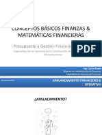 2.1 Conceptos Básicos Finanzas & Matemáticas Financieras 2016 Parte 4