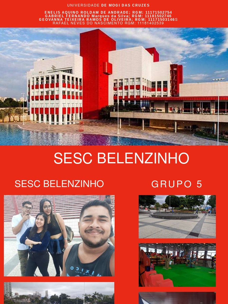 Projeto Arquitetônico SESC Belenzinho | PDF | Energia solar | Natureza